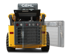 Gehl V330 Skid Loader Serviceability